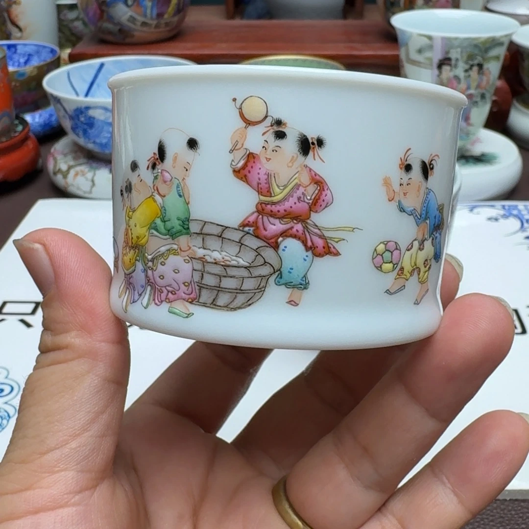 景德镇手工手绘展示