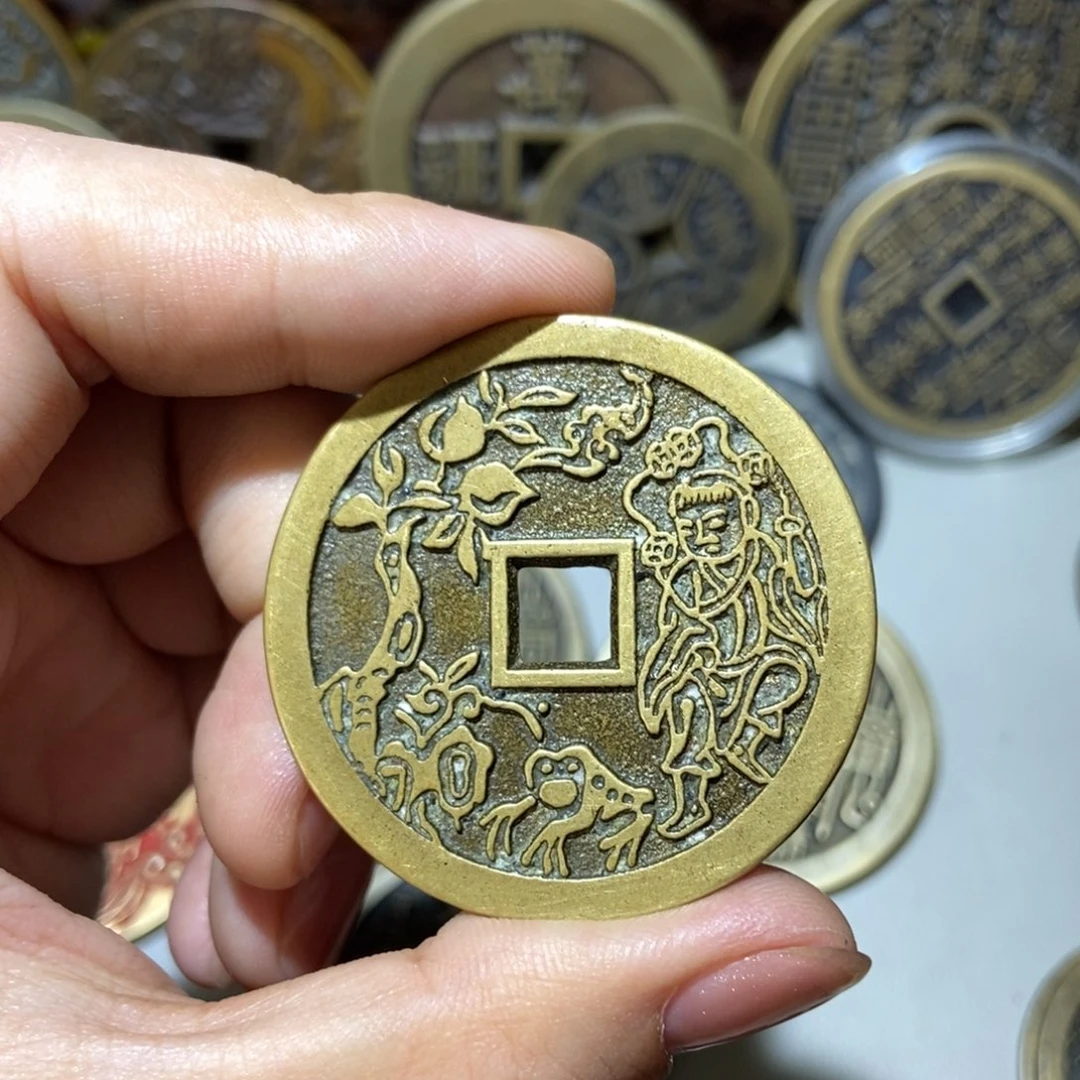 铜刘海金蟾一本万利工艺品