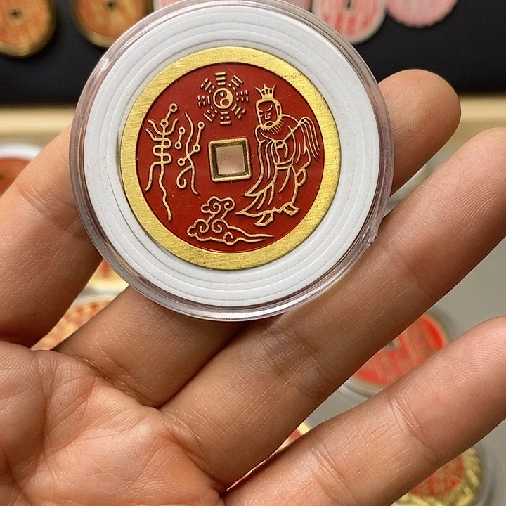 铜现代仿制工艺文创铜币