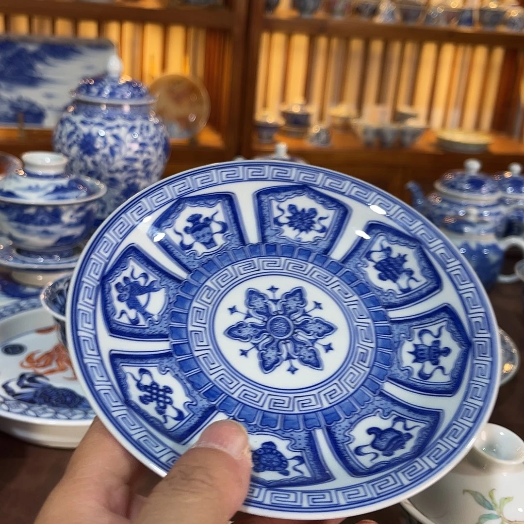 錡镇堂手工手绘壶承