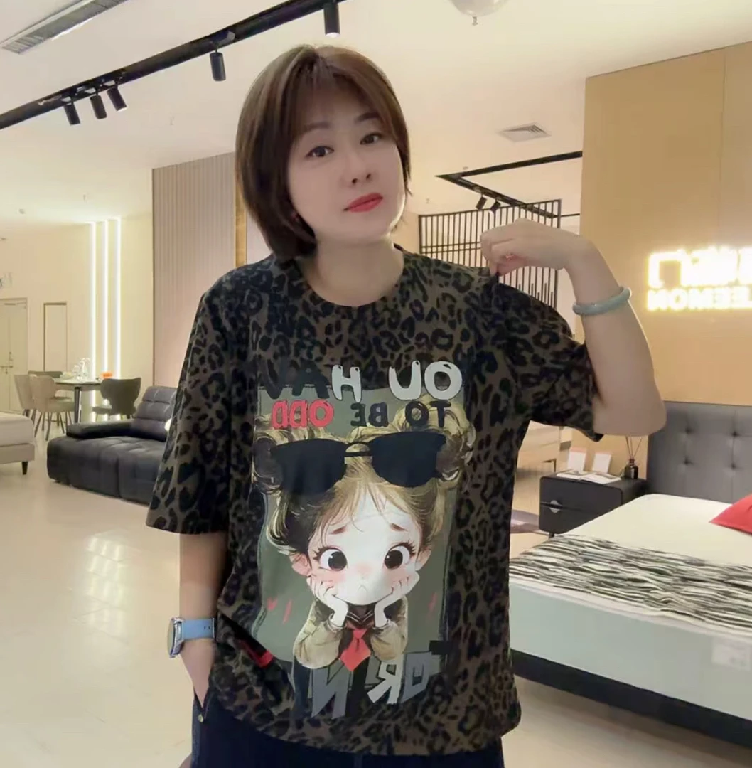 旭1747美式复古休闲宽松短袖TDAD