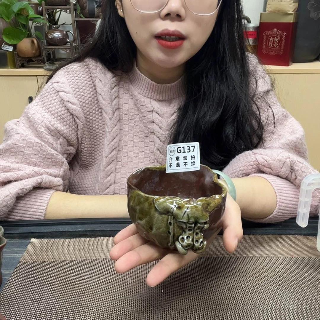 壶137老韩坭兴陶（0.0）微瑕呱呱杯