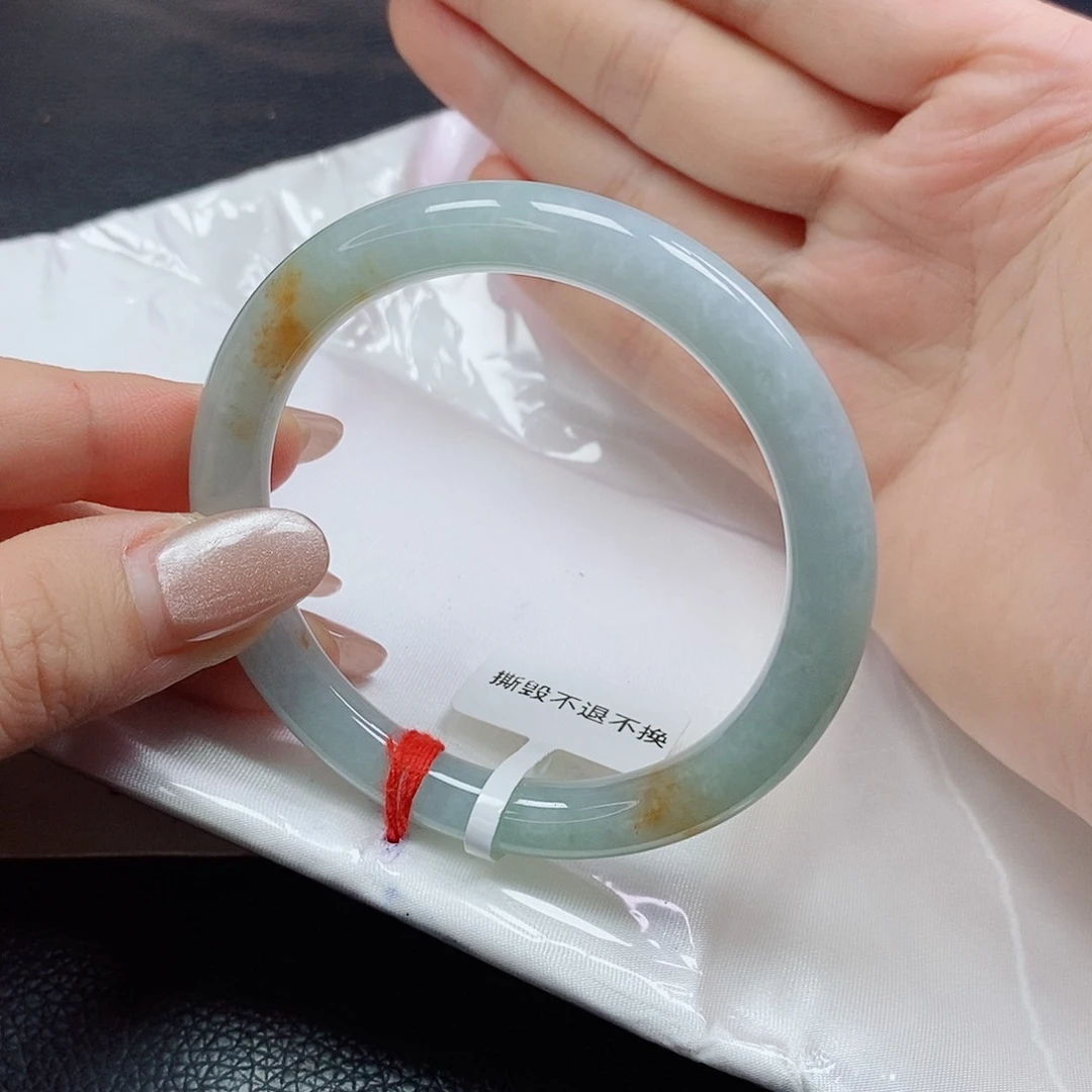 翡翠手镯未镶嵌54圆条