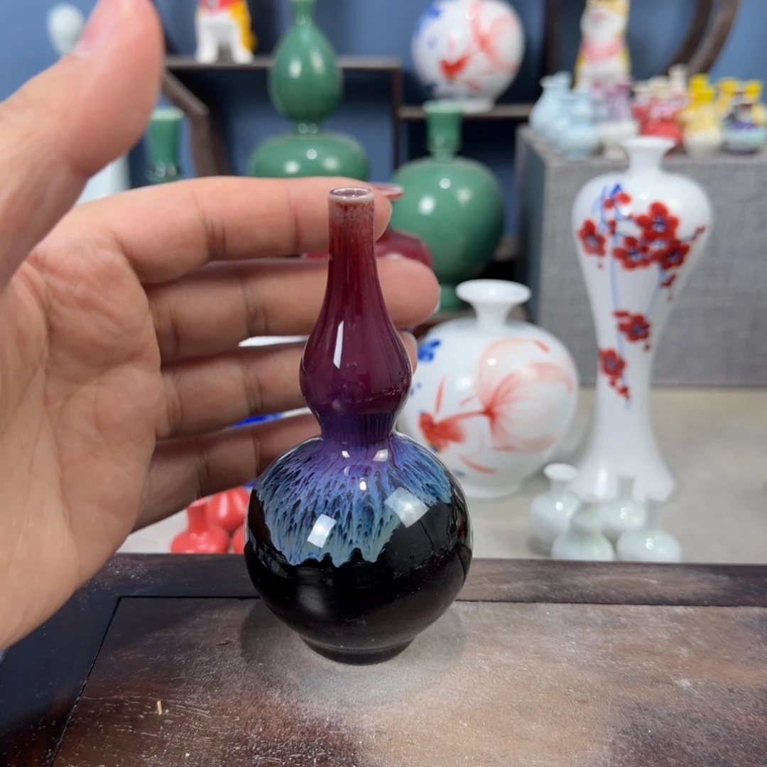 陶瓷手工小花器摆件