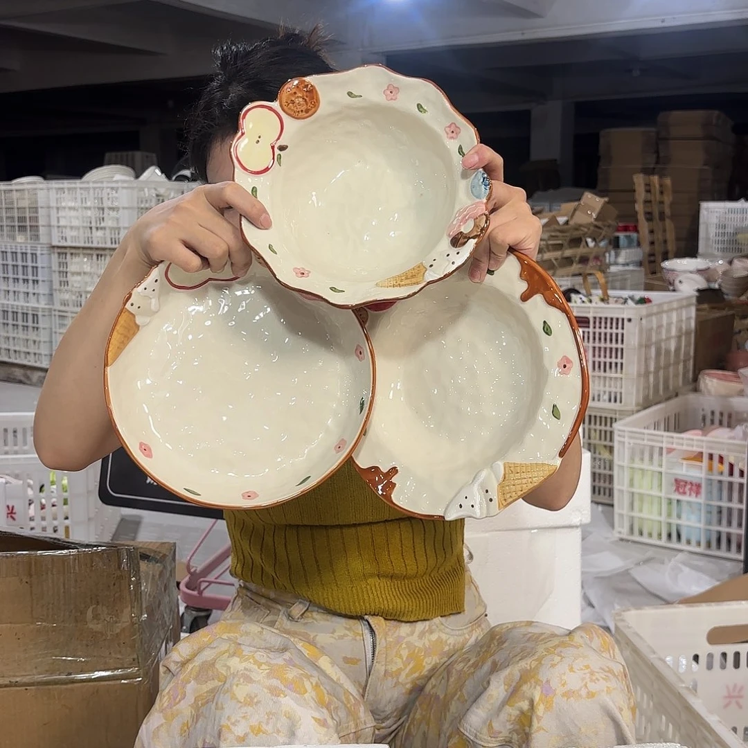 瓷微瑕陶瓷餐具釉下彩