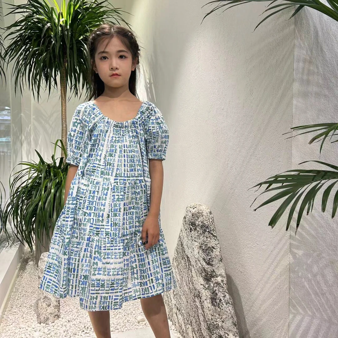 7070夏季中大童连衣裙E