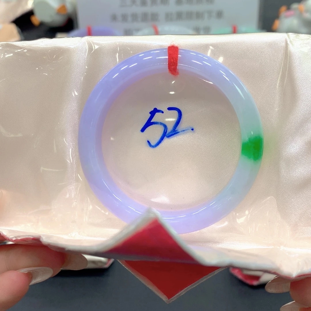 翡翠未镶嵌手镯52正