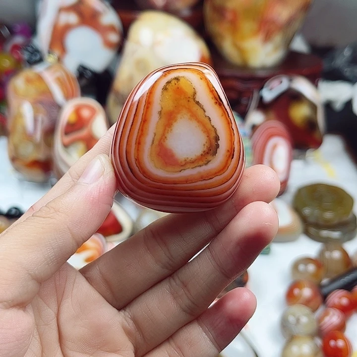 玛瑙/玉髓未镶嵌耳饰