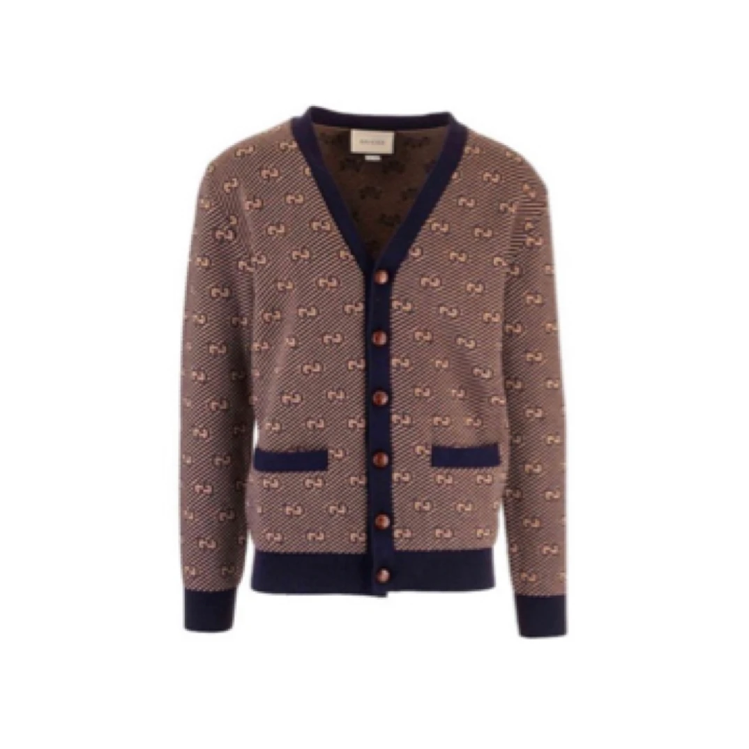 99新 GUCCI/古驰 老花羊毛衫针织衫/S码/A00320