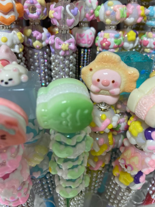 diy萌粒穿珠笔（一单3样东西）