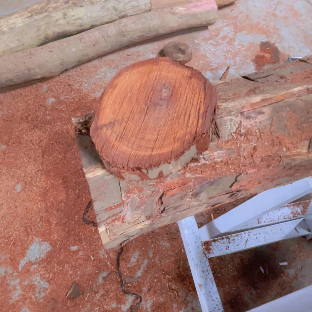 紫檀木类端景台赞比亚血檀 杯垫原料