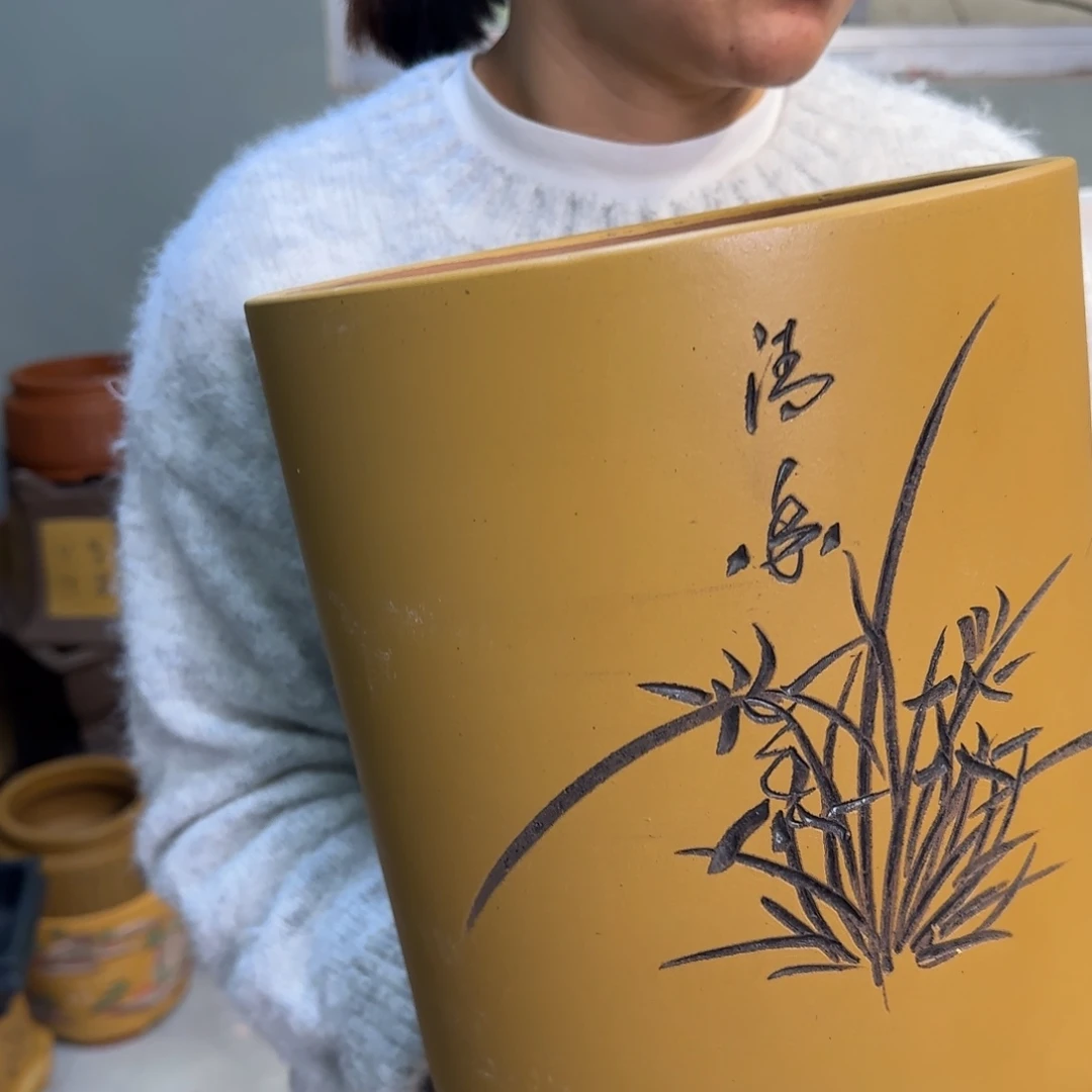 紫砂花盆紫砂口径17