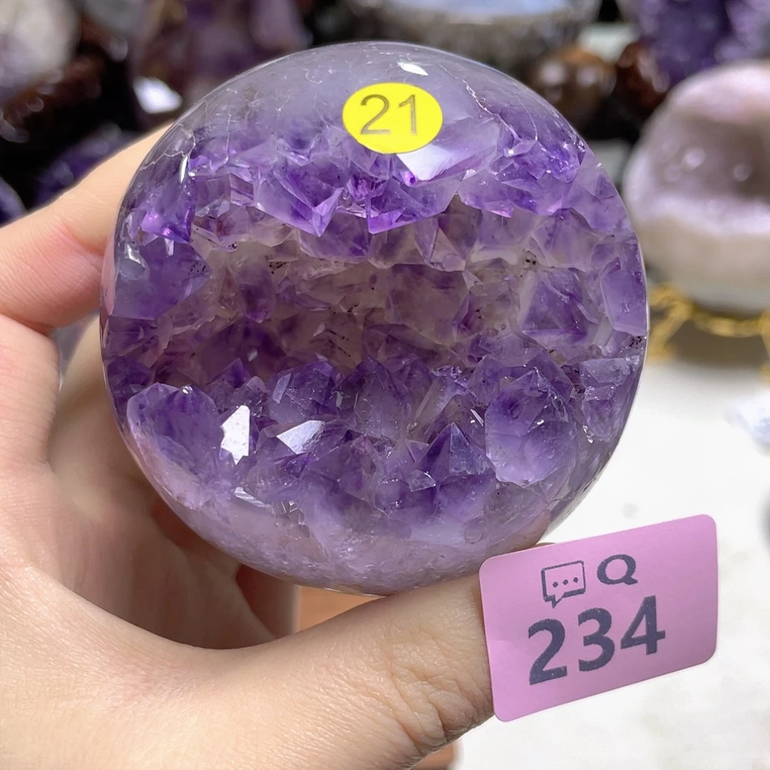 珠宝半成品未镶嵌紫晶