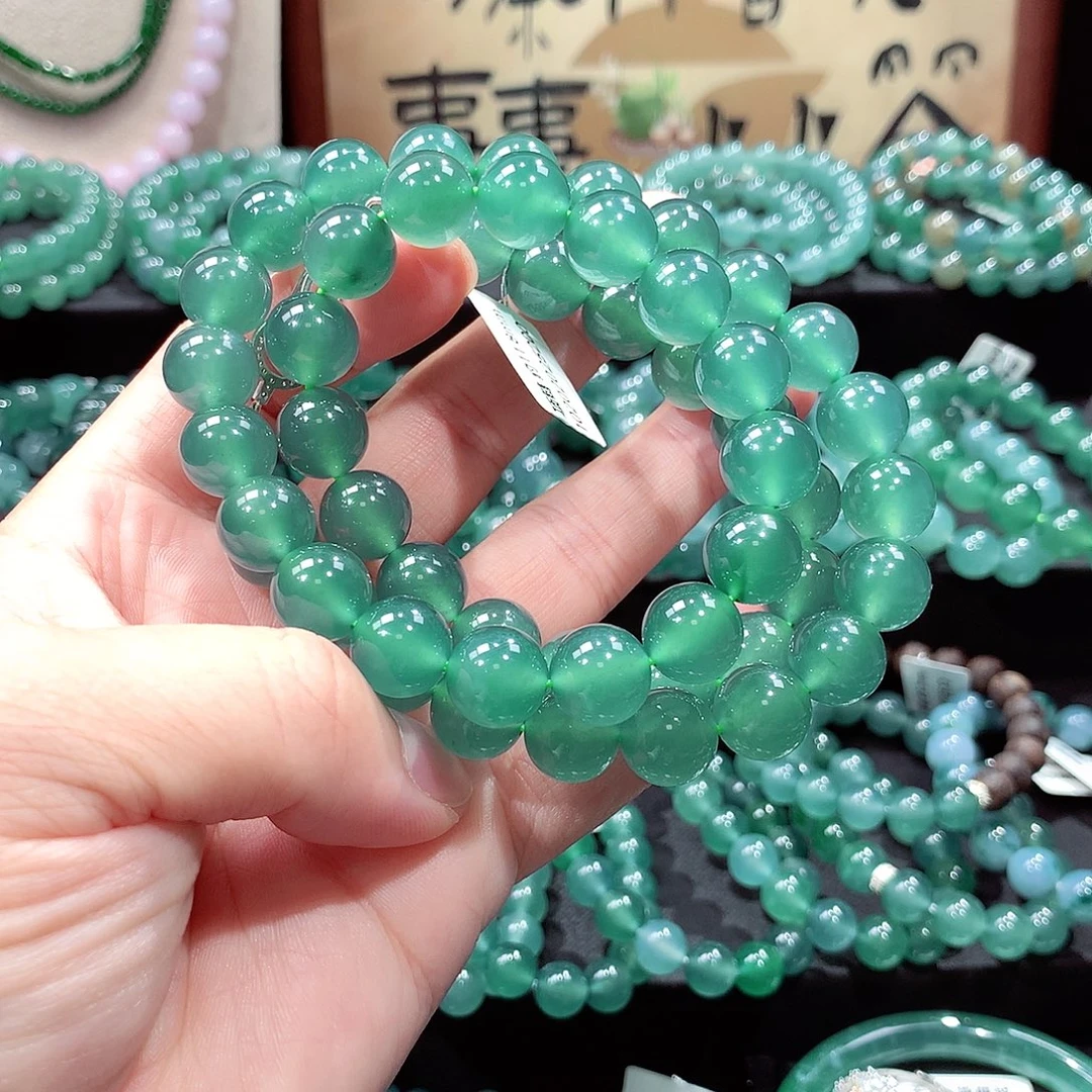 *****翡翠未镶嵌手链卡12