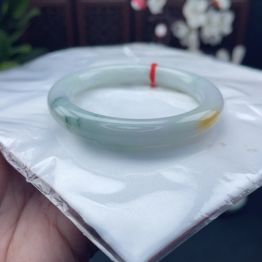 翡翠未镶嵌把件59-60圆条