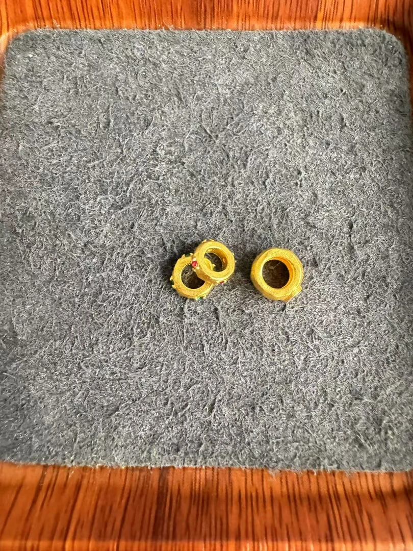 足金999 古法工艺跑环福字跑环