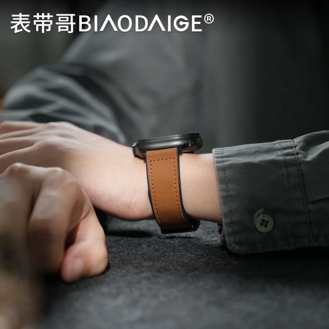 适用于iwatch s11手表apple watchs10S9苹果手表表带真皮S8配件7