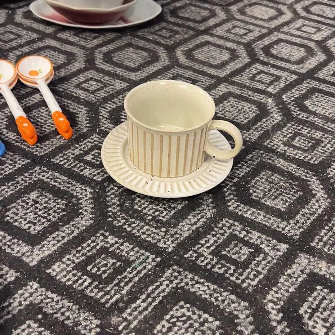 小***亚瓶咖啡杯一套复古