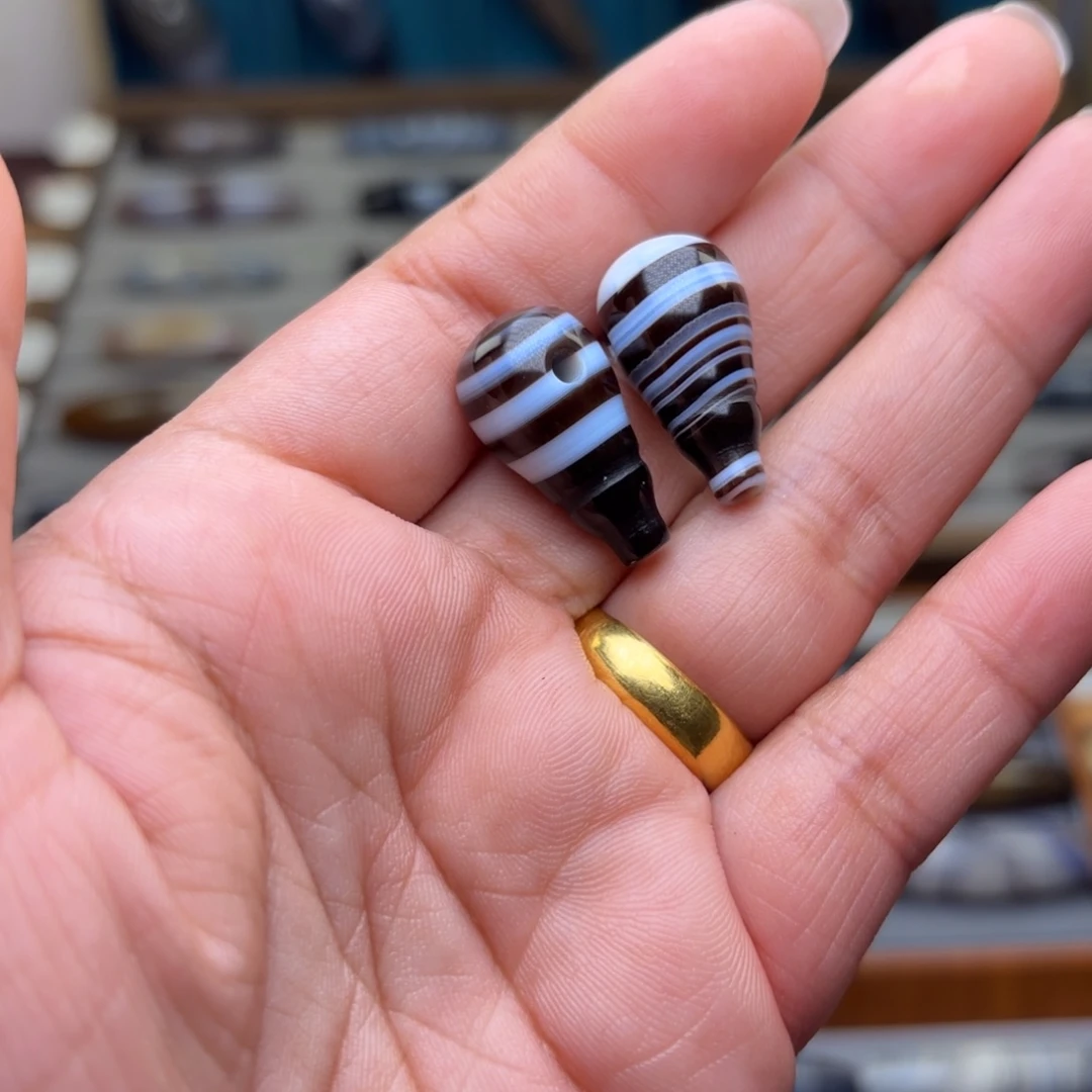 冰***原玛瑙/玉髓未镶嵌颈饰