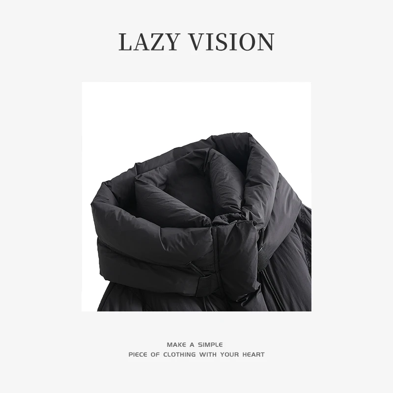 LAZYVISION秋冬女士高奢鹅绒服ZMD-23328