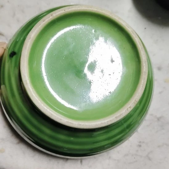 瓷片各种瓷器摆件，五厂，七厂，都有微瑕疵。口直径17里。