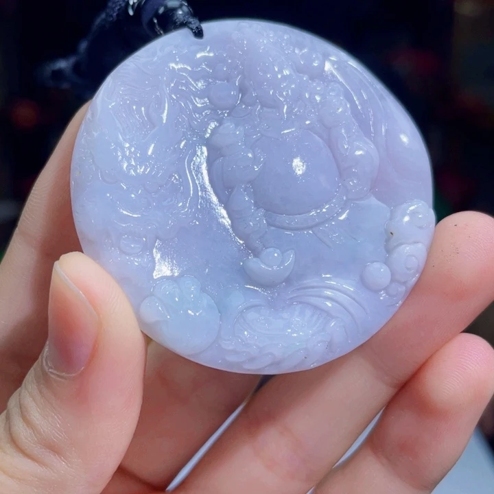 翡翠未镶嵌吊坠(不含链)A18