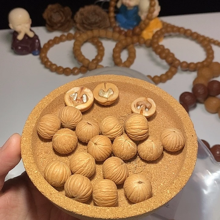 猴头核桃手串普***友猴头