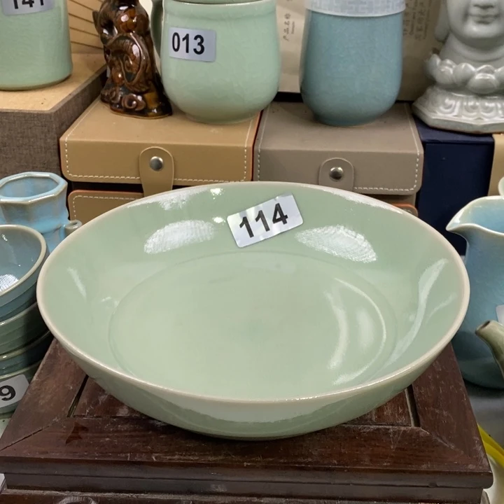 盘原矿釉原产地汝瓷精品