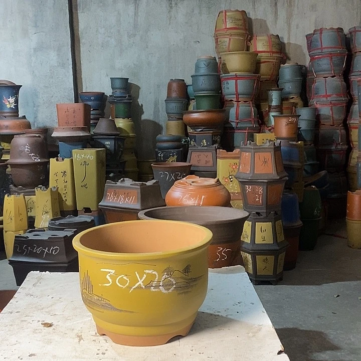 紫砂花盆紫砂花盆