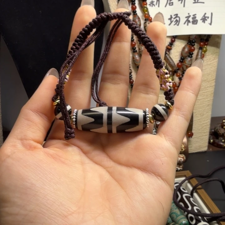 玛瑙/玉髓未镶嵌手链天珠手链7