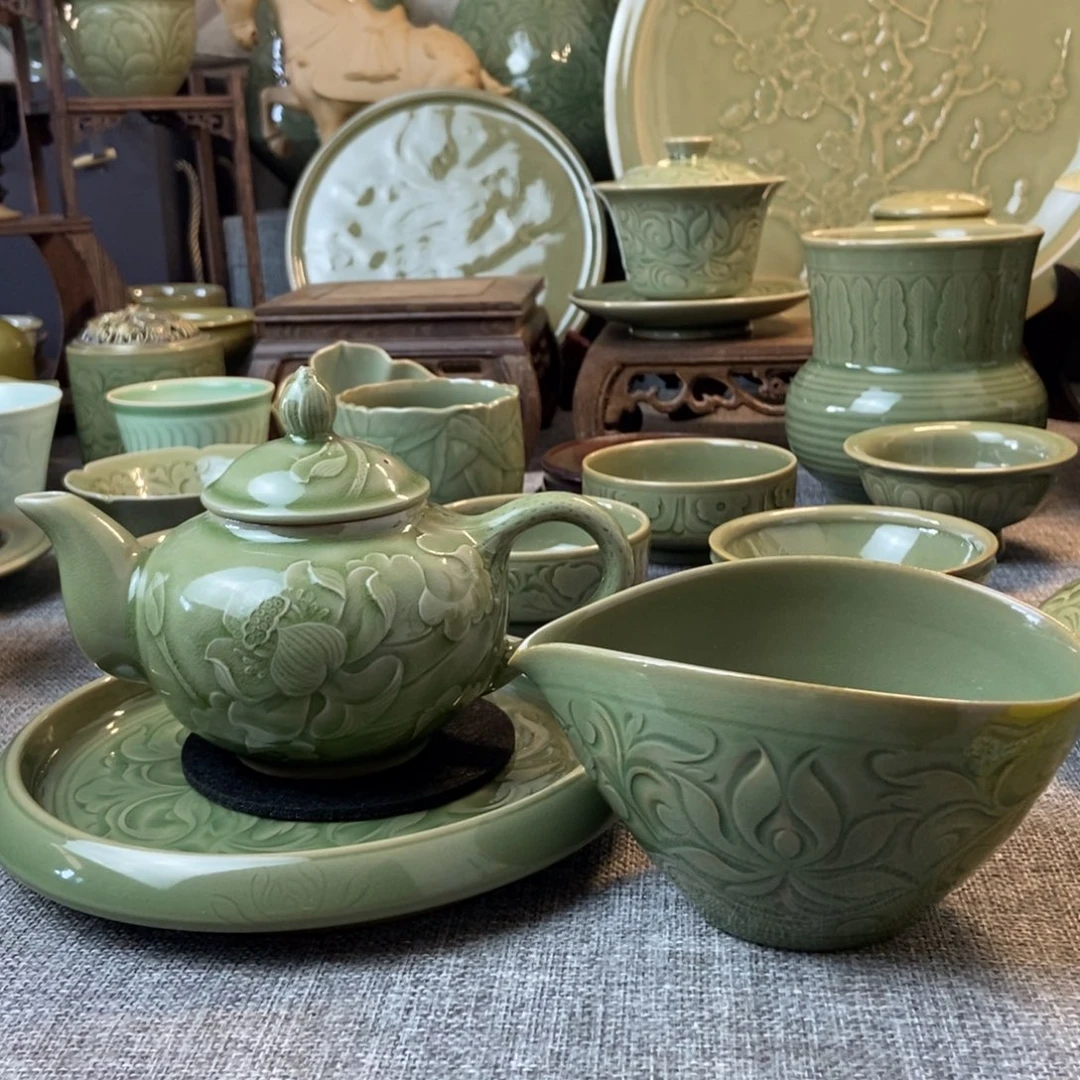 耀州窑音***来耀州窑福利款壶 壶承 公道