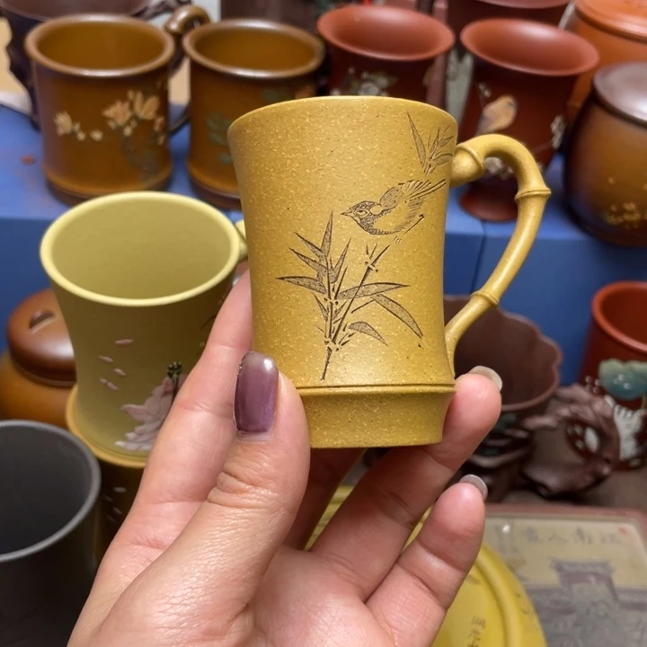 紫砂茶杯紫砂主人杯