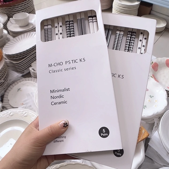 瓷片瑕疵特价陶瓷筷子