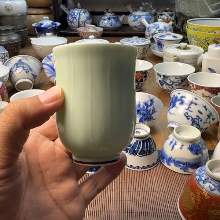 青花瓷器杯子茶具