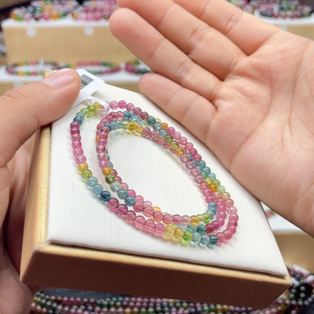 碧玺未镶嵌手串3.9mmmmmmmmmmmm