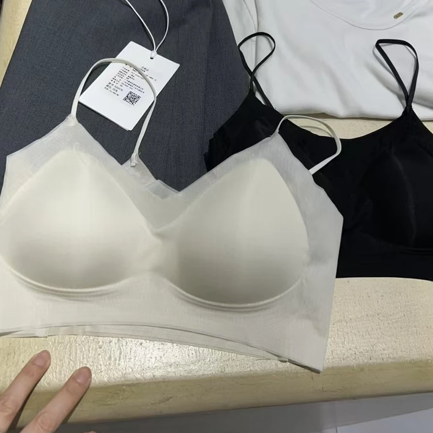 YHL定制夏季凉感超薄透气舒适聚拢无痕美背吊带内衣文胸