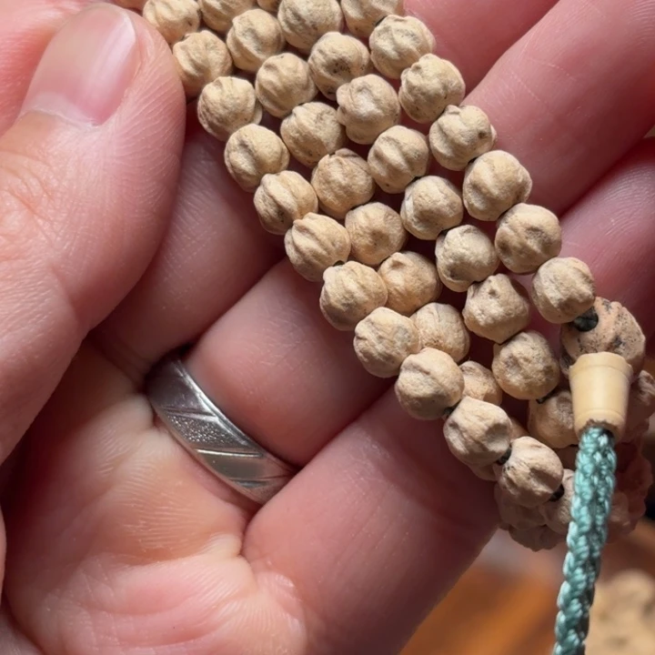 柏香籽/百香籽吊坠原桩108长串圆溜溜