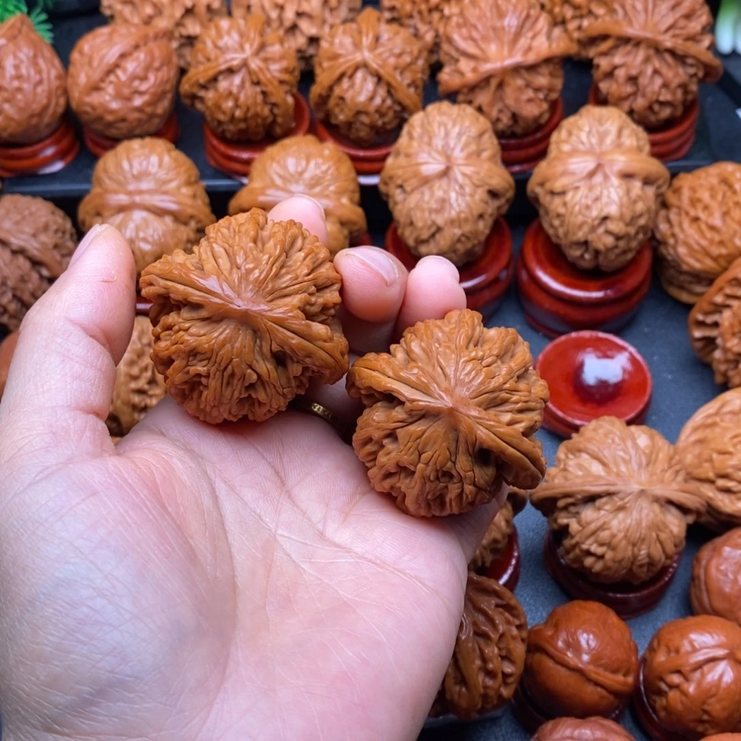 把件文玩核桃43狮虎兽