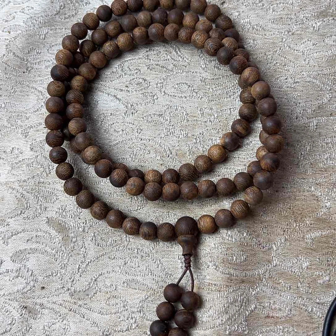 沉香手串雷*中07虫漏沉水浮20克多样性发一沉香手串