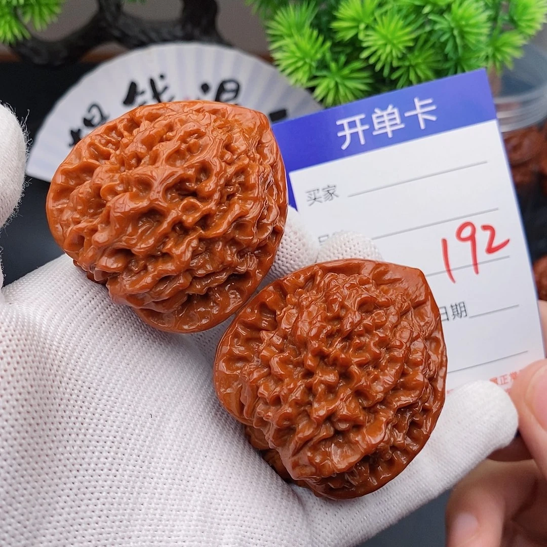 文玩核桃把件45官帽192