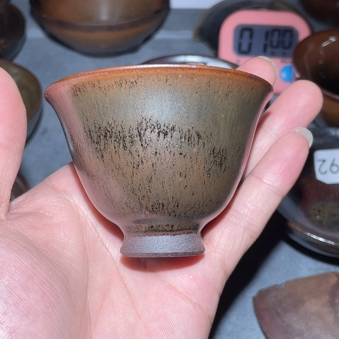 茶盏唐*建窑建盏茶器主人杯