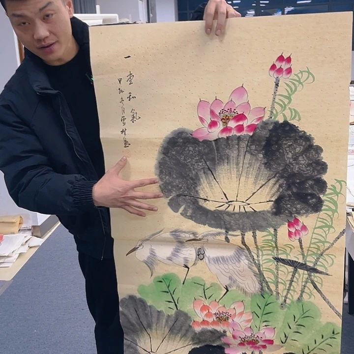 国画纯手绘字画宣纸