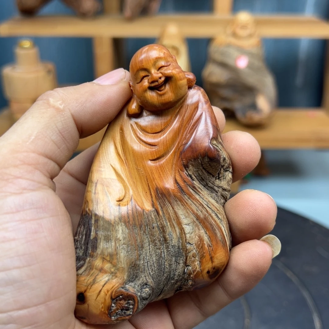 用***9木崖柏木摆件手把件