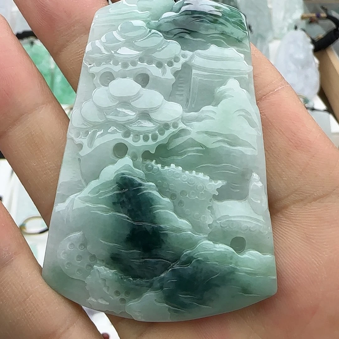 翡翠未镶嵌颈饰翡翠