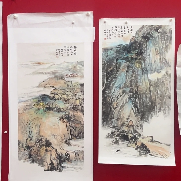 国画绘画作品多次参加100.50/2张