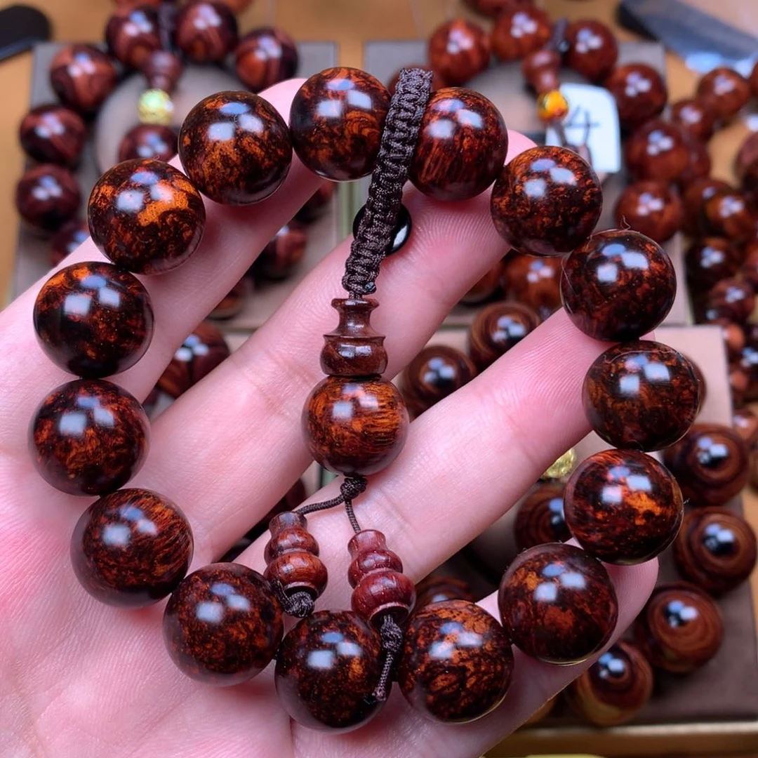 黄花梨/降香黄檀黄花梨手串1.5