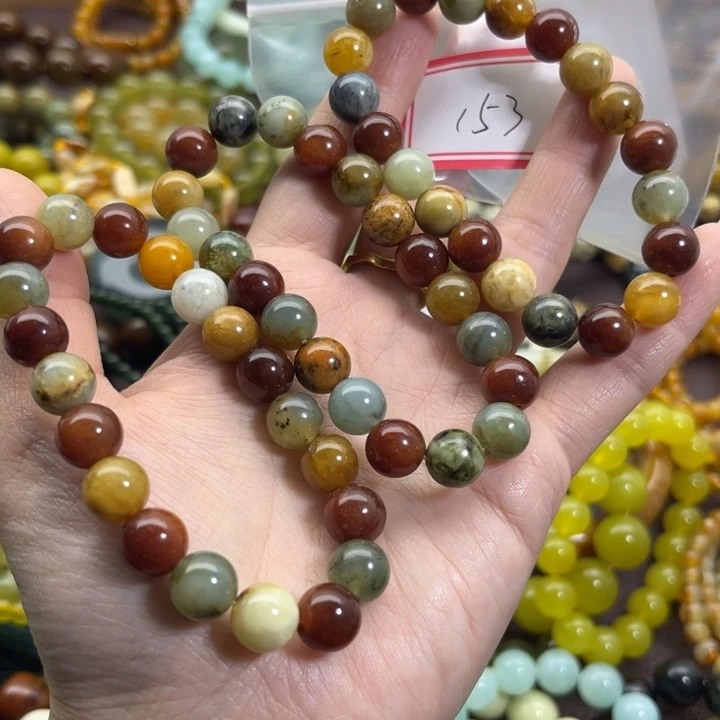 蛇纹石玉未镶嵌手链