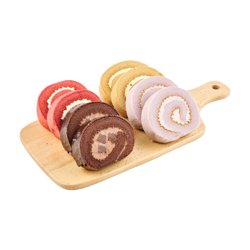 瑞士卷(生巧+焦糖脆珠+芋泥豆乳+红丝绒）580g/盒