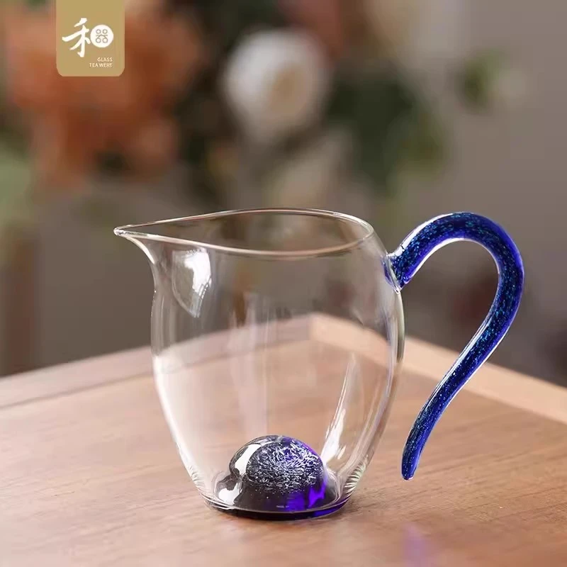 公道杯星空斑斓怡然茶海高端茶具耐热人工高硼硅玻璃家用茶具