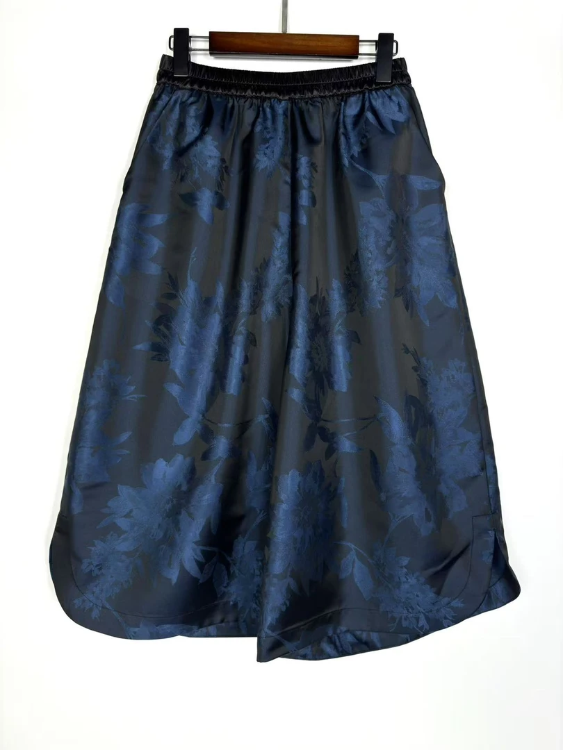 朱总原创设计XZK016墨蓝花事花苞裤